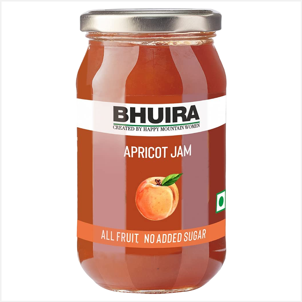 Bhuira No Added Apricot Natural Jam