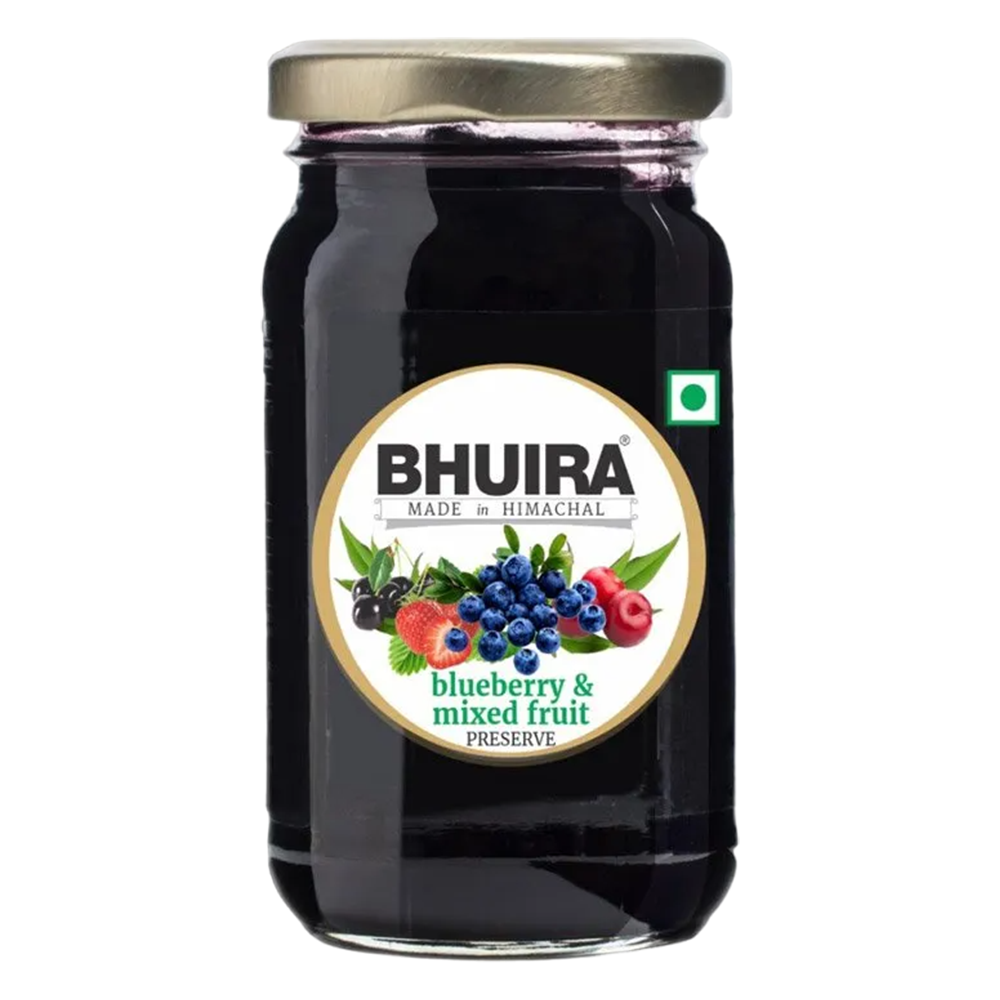 Bhuira Blueberry & Mixed Fruit Natural Jam