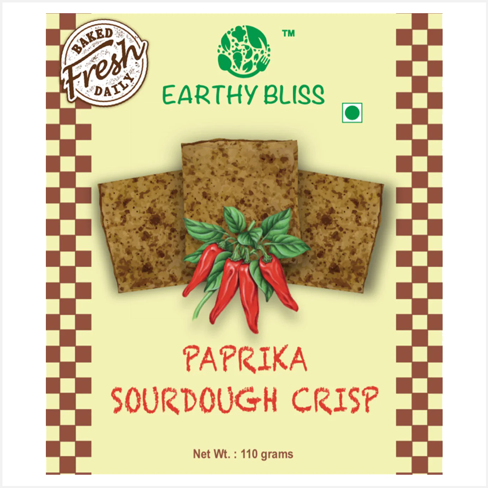 Earthy Bliss Paprika Sourdough Crisp