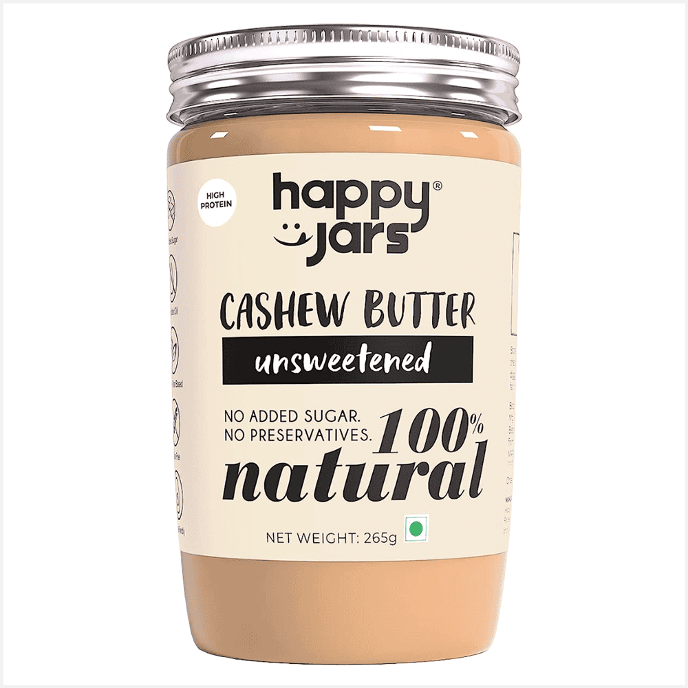 Happy Jars Unsweetened Cashew Butter