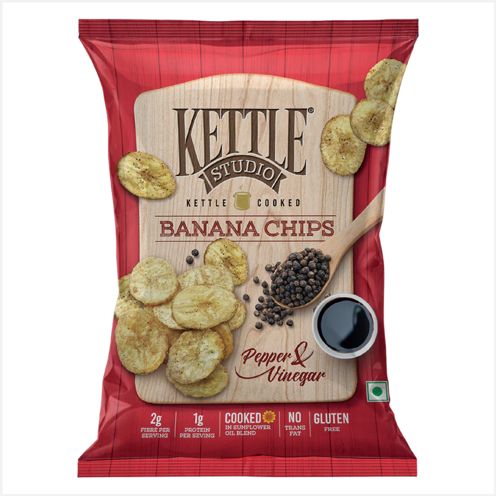 Kettle Studio Pepper & Vinegar Banana Chips