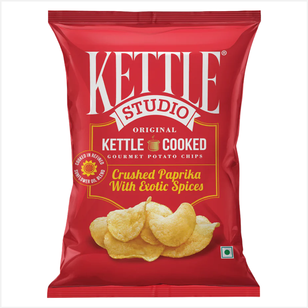 Kettle Studio Crushed Paprika with Exotic Spices Potato Chips