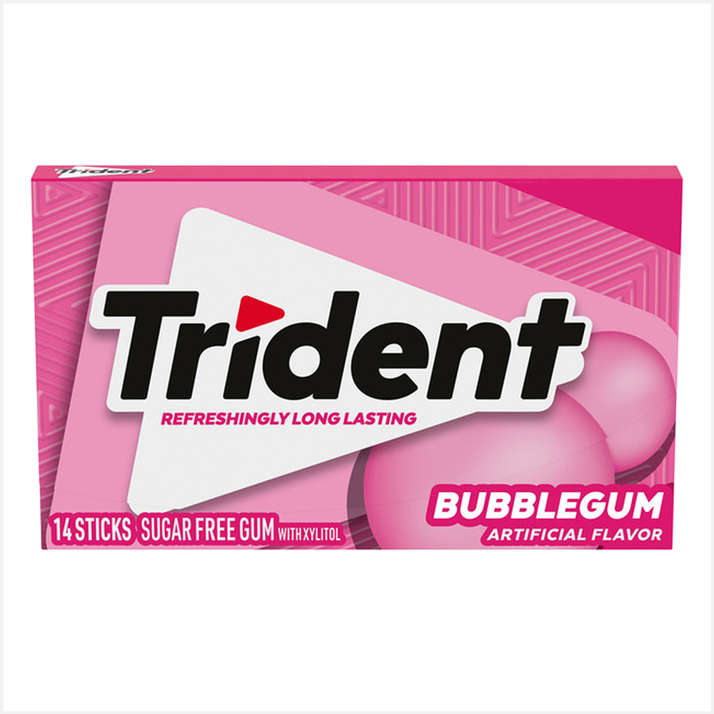 Trident Bubblegum Flavour Gum