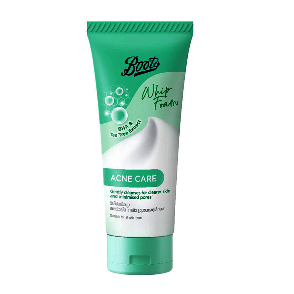 Boots whip foam acne care Face Wash-Unisex- (100 Ml)