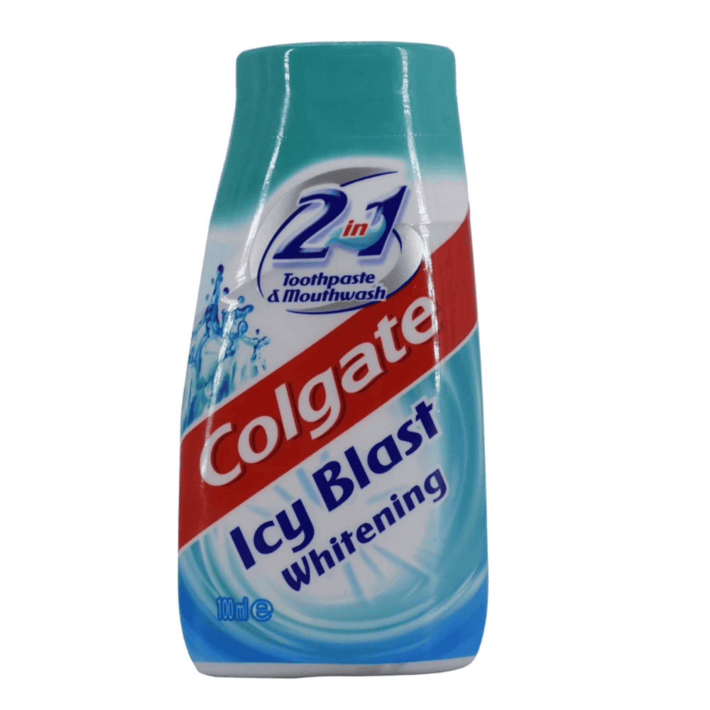Colgate Icy Blast Whitening 2 in 1 Toothpaste-Unisex- (100 Ml)
