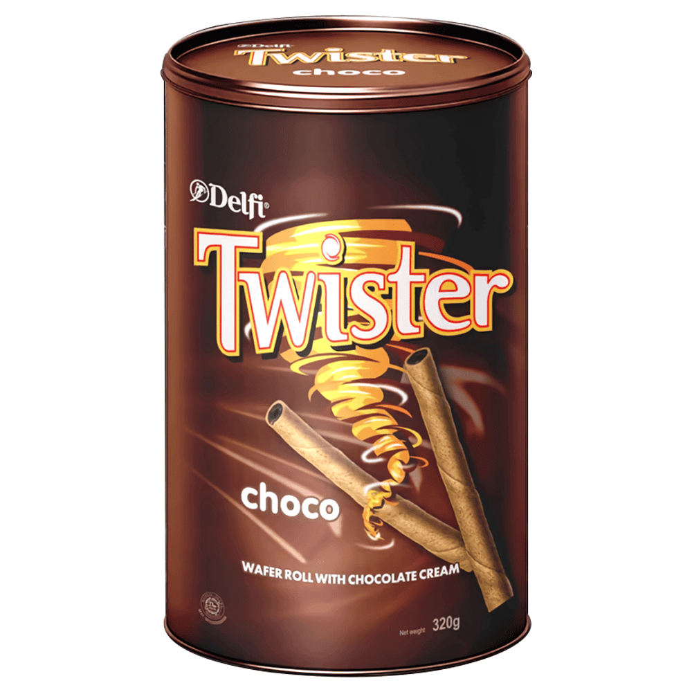 Twister Chocolate Wafer Roll - Chocolate Cream