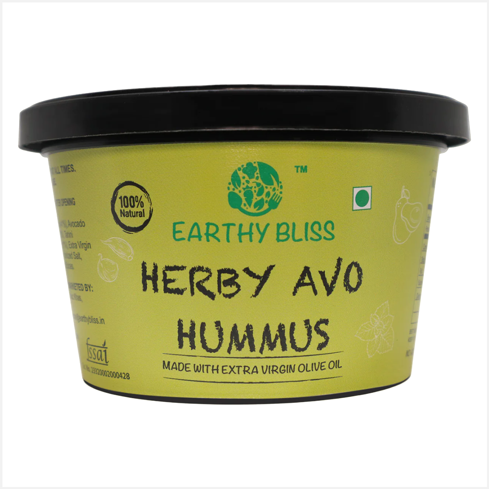 Earthy Bliss Herby Avo Hummus