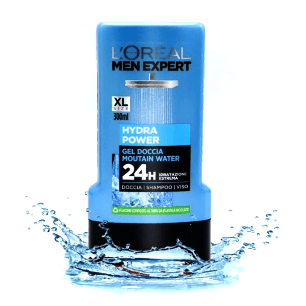 Lorel Men Expert Hydra Power Shampoo Cum Body Wash-Men- (300 Ml)