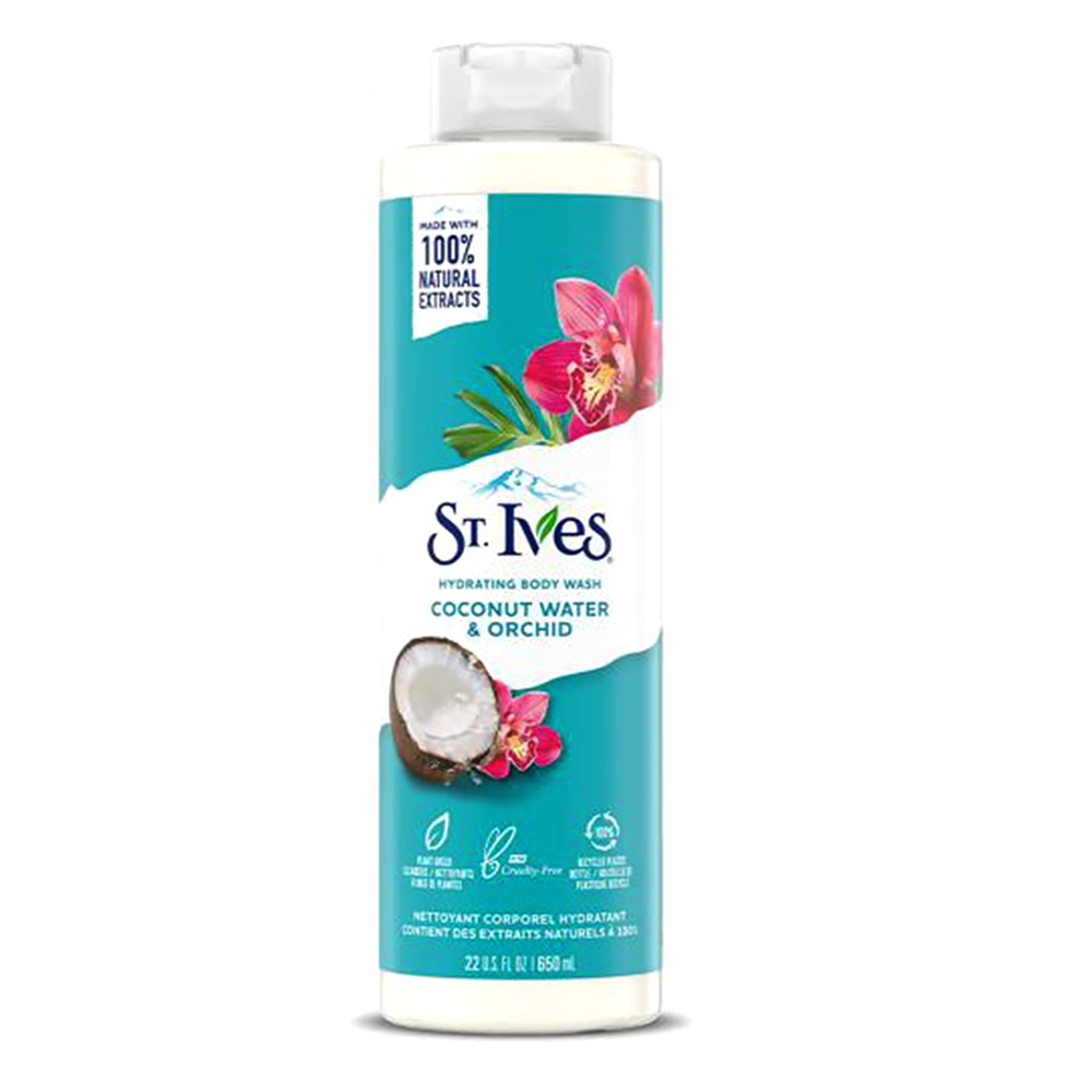 St.Ives Coconut Water & Orchid Body Wash-Women- (650 Ml)