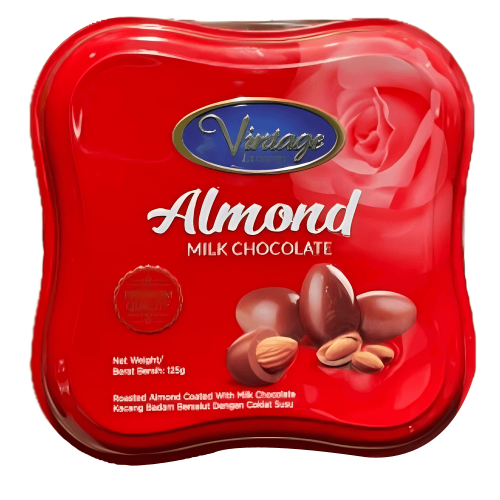 Vintage Luxury Assorted Tasty & Delicious Almond Chocolate