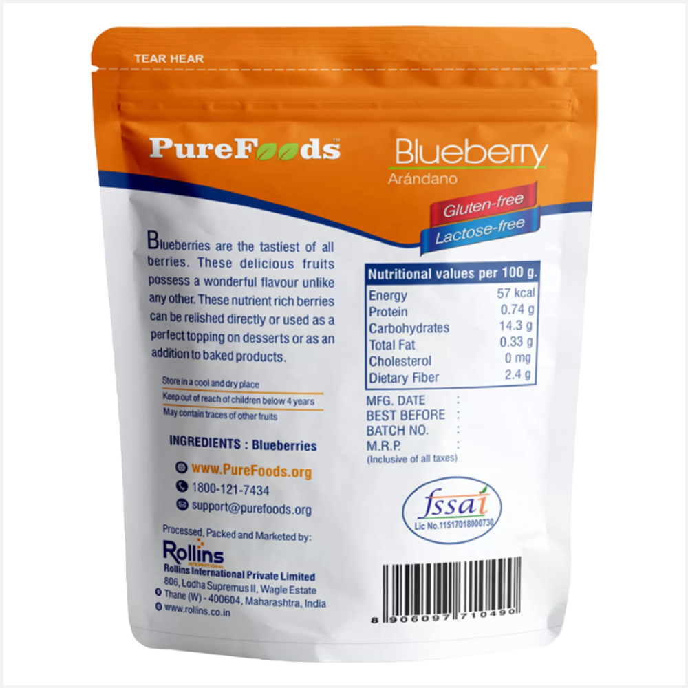 Pure Foods Blueberry