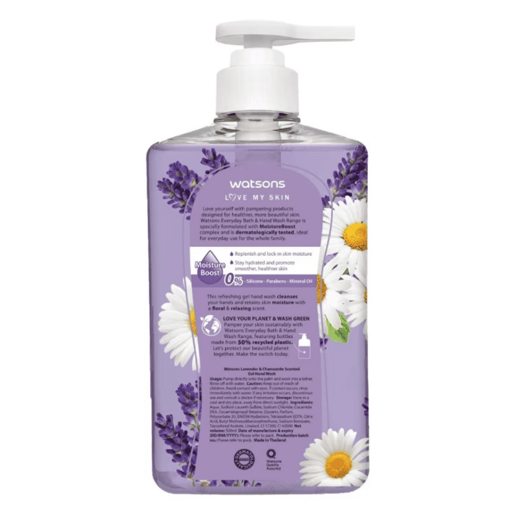 Watsons Lavender and Chamomile Handwash-Unisex- (500 Ml)