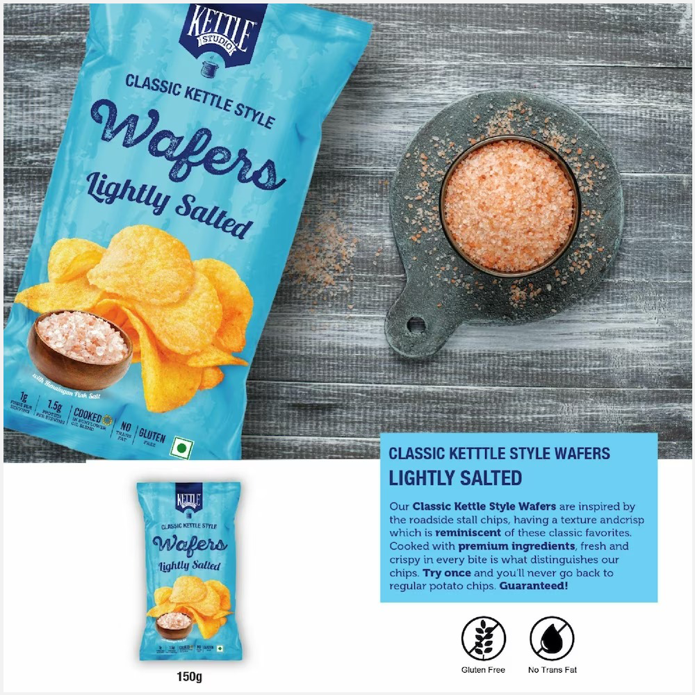 Kettle Studio Lightly Salted Classic Wafers